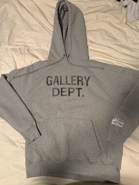 Gallery Dept Light Gray Sweatshirt with Josué Thomas Patch